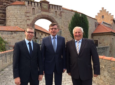 Der Vorstand (von links): Marco Lummel, Armin Warmuth, Reiner Reuß (bis 31.10.2020)